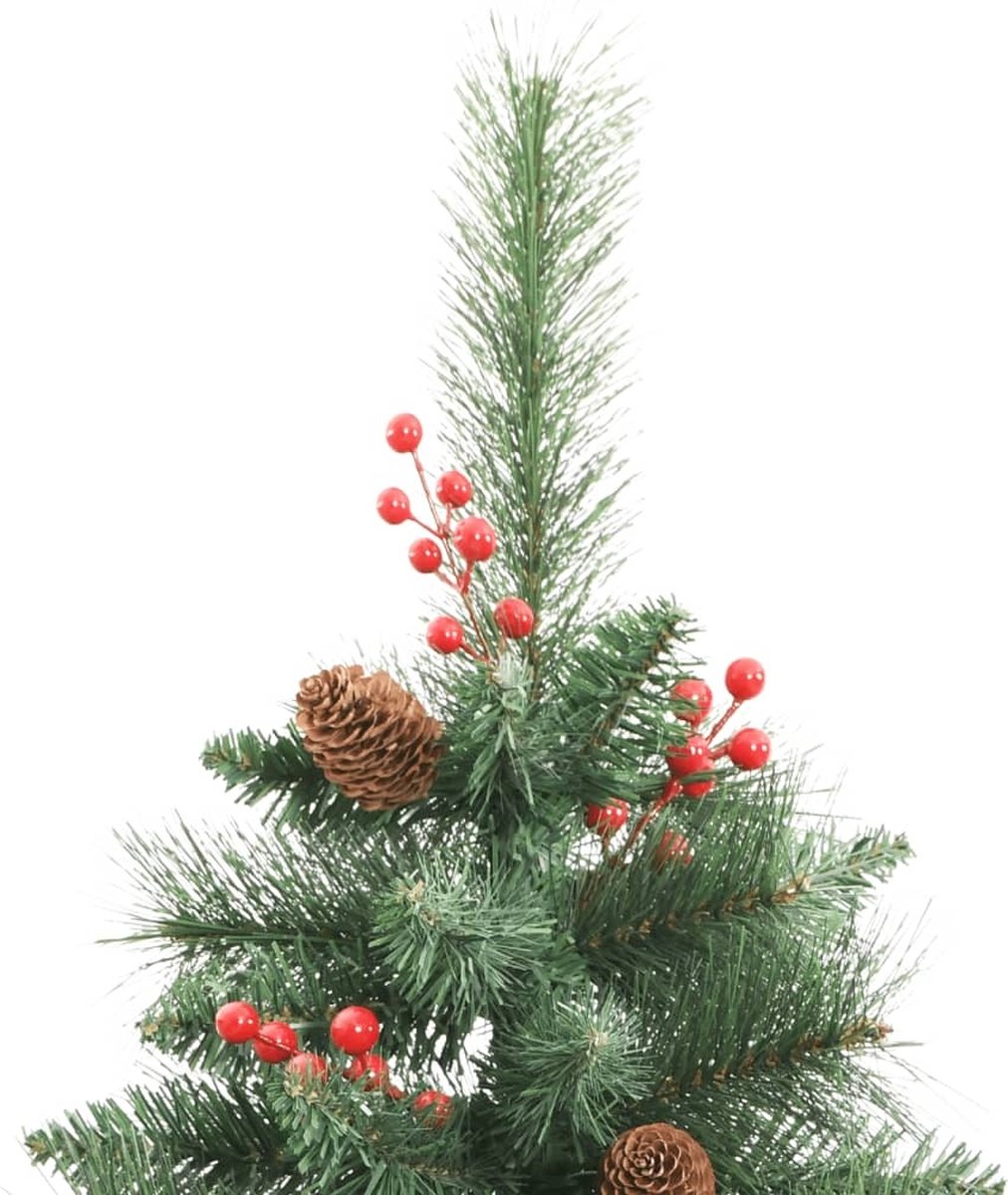 vidaXL Kunstkerstboom Dennenappels en Bessen 240 cm