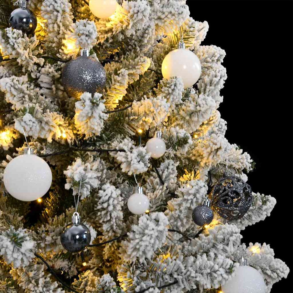 vidaXL Kunstkerstboom Gescharnierd 270 cm 300 LED's
