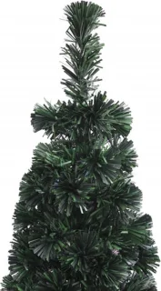 vidaXL Kunstkerstboom Glasvezel 240 cm Smal Met Standaard