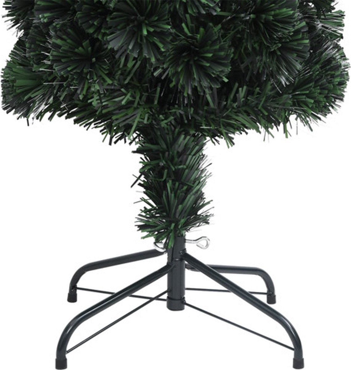 vidaXL Kunstkerstboom Glasvezel 240 cm Smal Met Standaard
