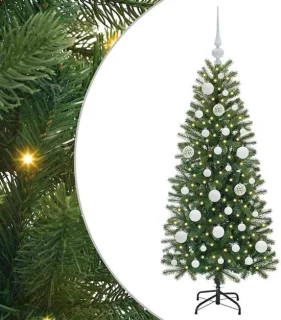 vidaXL kunstkerstboom groen 120 cm PE en PVC