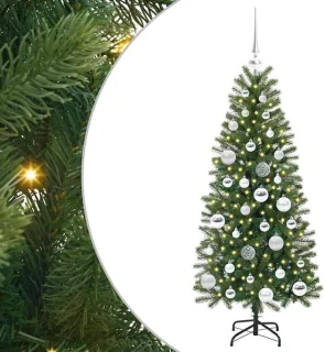 vidaXL kunstkerstboom groen 120 cm PE en PVC