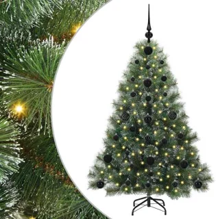 vidaXL Kunstkerstboom groen 120 cm PE en PVC