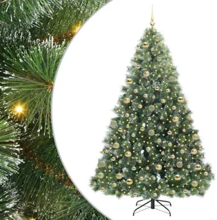 vidaXL kunstkerstboom groen 180 cm PE en PVC