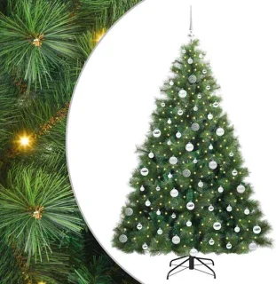 vidaXL kunstkerstboom groen 180 cm PE en PVC