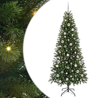vidaXL kunstkerstboom groen 210 cm PE en PVC
