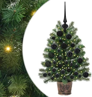 vidaXL kunstkerstboom groen 75 cm PE en PVC