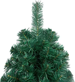 vidaXL Kunstkerstboom Half 120 cm Groen