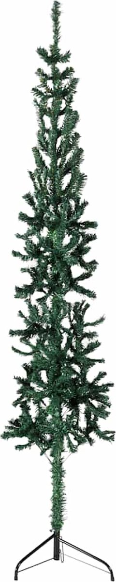vidaXL Kunstkerstboom half 150 cm groen