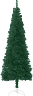 vidaXL Kunstkerstboom half 150 cm groen