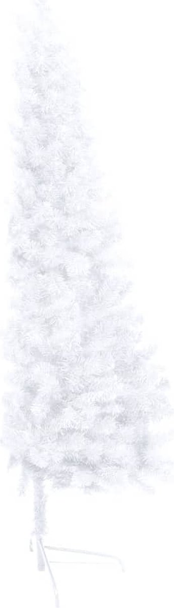 vidaXL Kunstkerstboom Half 150 cm Wit