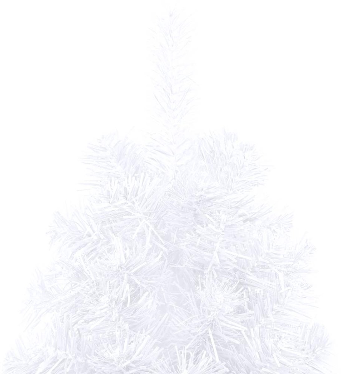 vidaXL Kunstkerstboom Half 150 cm Wit