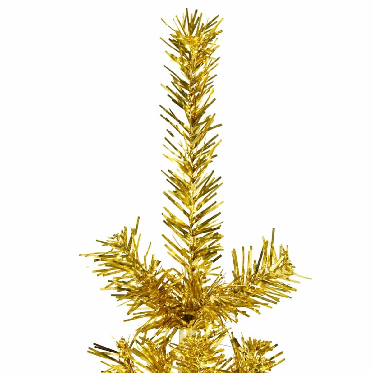 vidaXL Kunstkerstboom Half 240 cm Goudkleurig
