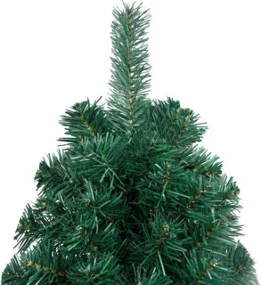 vidaXL Kunstkerstboom half 240 cm groen