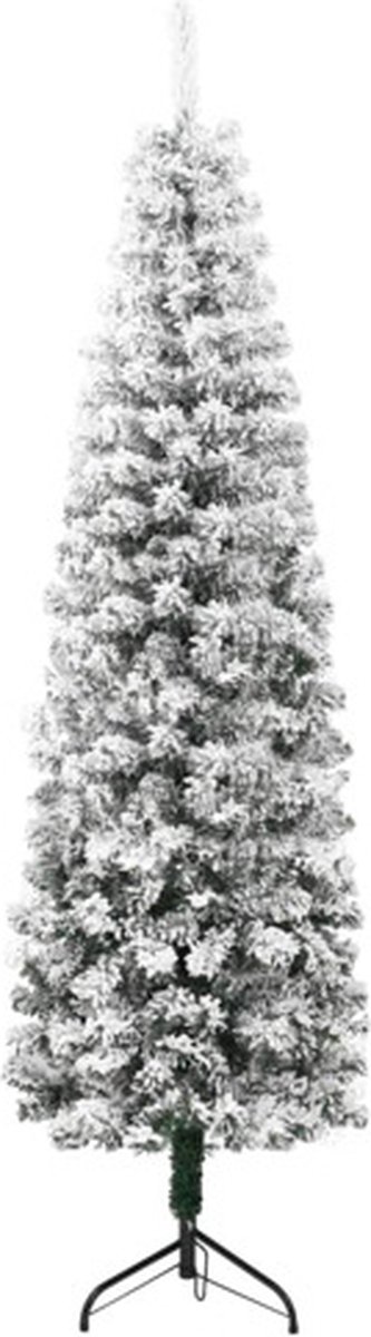 vidaXL Kunstkerstboom Half 240 cm Sneeuw