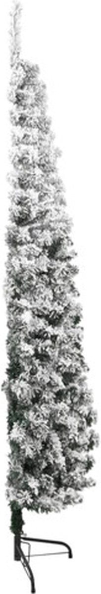 vidaXL Kunstkerstboom Half 240 cm Sneeuw