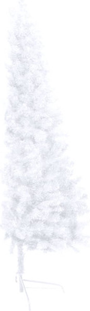 vidaXL Kunstkerstboom half 240 cm wit