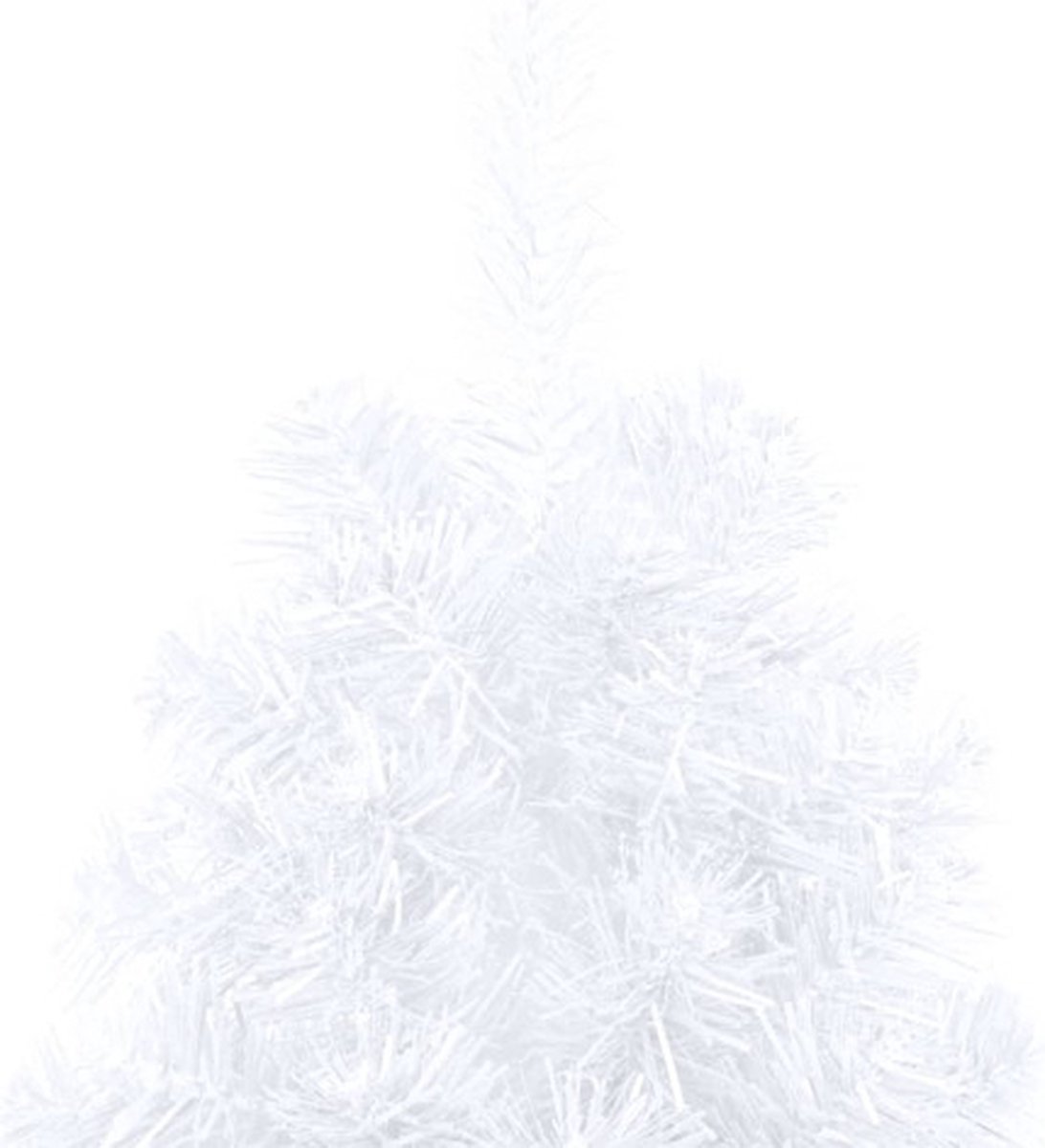 vidaXL Kunstkerstboom half 240 cm wit