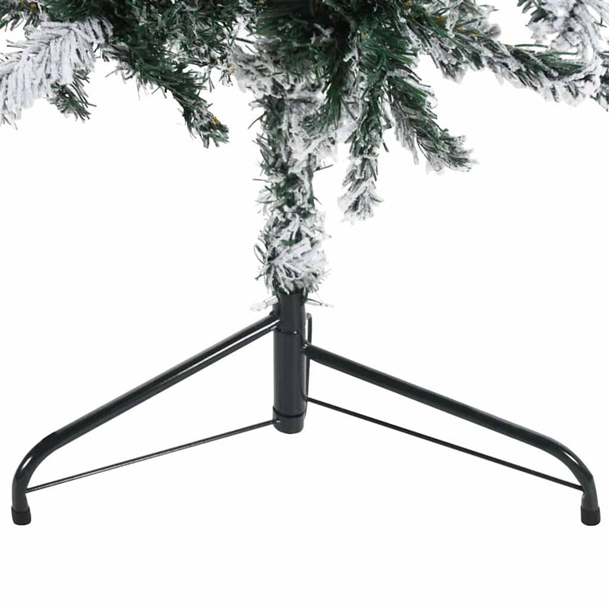 vidaXL Kunstkerstboom Half met Sneeuw 240 cm