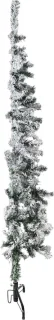 vidaXL Kunstkerstboom half sneeuw 150 cm