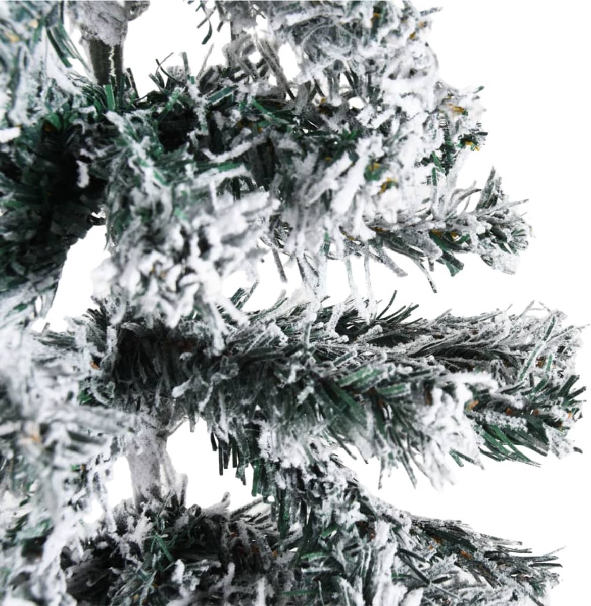 vidaXL Kunstkerstboom half sneeuw 150 cm