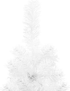 vidaXL Kunstkerstboom half wit 180 cm met standaard