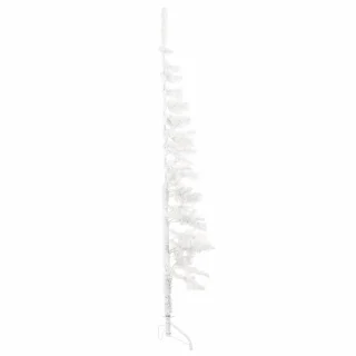 vidaXL Kunstkerstboom half wit 180 cm met standaard