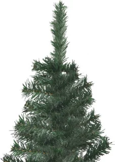 vidaXL Kunstkerstboom hoek 180 cm PVC groen