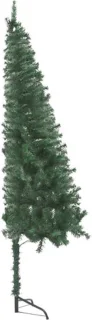 vidaXL Kunstkerstboom hoek 180 cm PVC groen