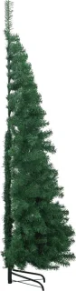 vidaXL Kunstkerstboom hoek 180 cm PVC groen