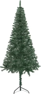 vidaXL Kunstkerstboom Hoek 210 cm
