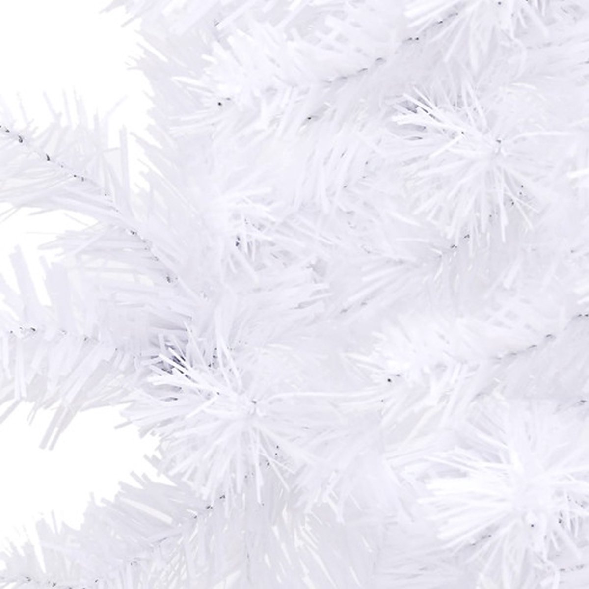 vidaXL Kunstkerstboom Hoek 240 cm PVC Wit
