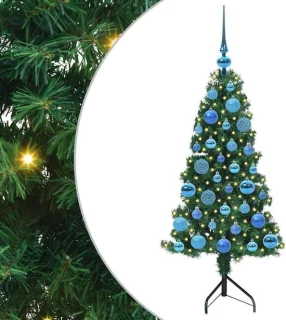 vidaXL kunstkerstboom hoekmodel 120 cm