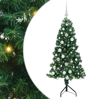 vidaXL kunstkerstboom hoekmodel 150 cm