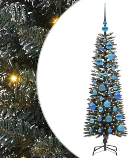 vidaXL kunstkerstboom met 150 LED groen 120 cm
