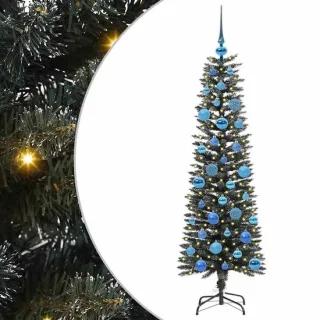 vidaXL kunstkerstboom met 150 LED groen 150 cm
