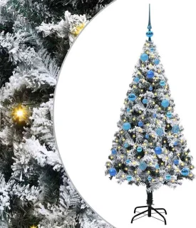 vidaXL Kunstkerstboom met 150 LED wit 150 cm