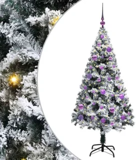 vidaXL Kunstkerstboom met 150 LED wit 150 cm