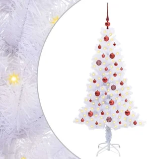 vidaXL kunstkerstboom met 150 LED wit 150 cm