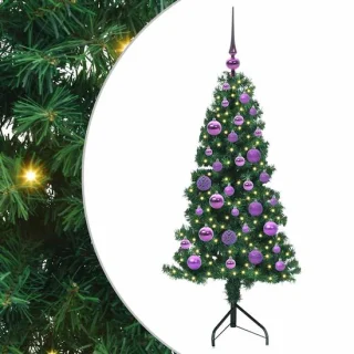 vidaXL kunstkerstboom met 150 ledlampjes, 120 cm