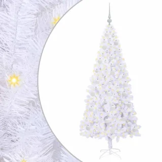 vidaXL kunstkerstboom met 300 LED wit 180 cm