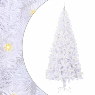 vidaXL Kunstkerstboom met 300 LED wit 240 cm
