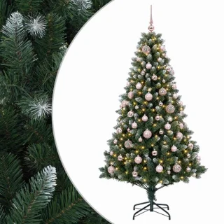 vidaXL kunstkerstboom met ballen 240 cm