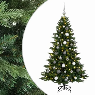 vidaXL kunstkerstboom met kerstbal 120 cm