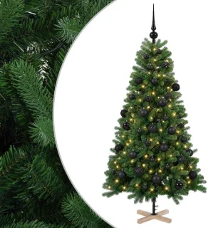 vidaXL kunstkerstboom met kerstbal 120 cm