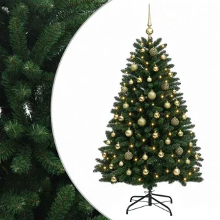 vidaXL kunstkerstboom met kerstbal 150 cm