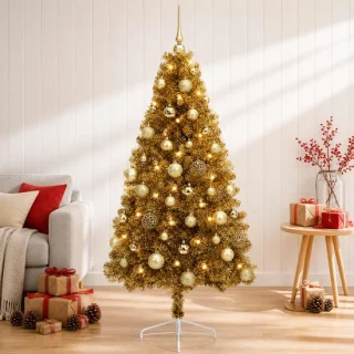 vidaXL kunstkerstboom met kerstbal 150 cm