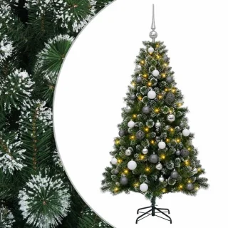 vidaXL kunstkerstboom met kerstbal 150 cm