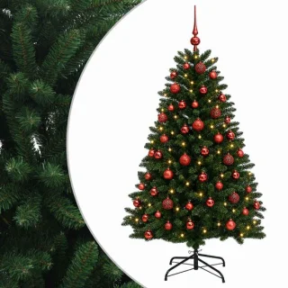 vidaXL kunstkerstboom met kerstbal 150 cm