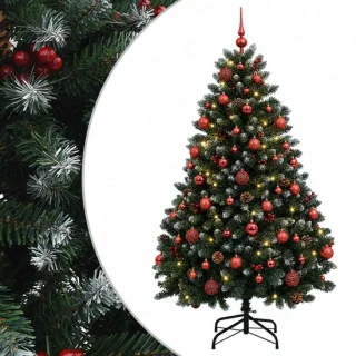 vidaXL kunstkerstboom met kerstbal 150 cm